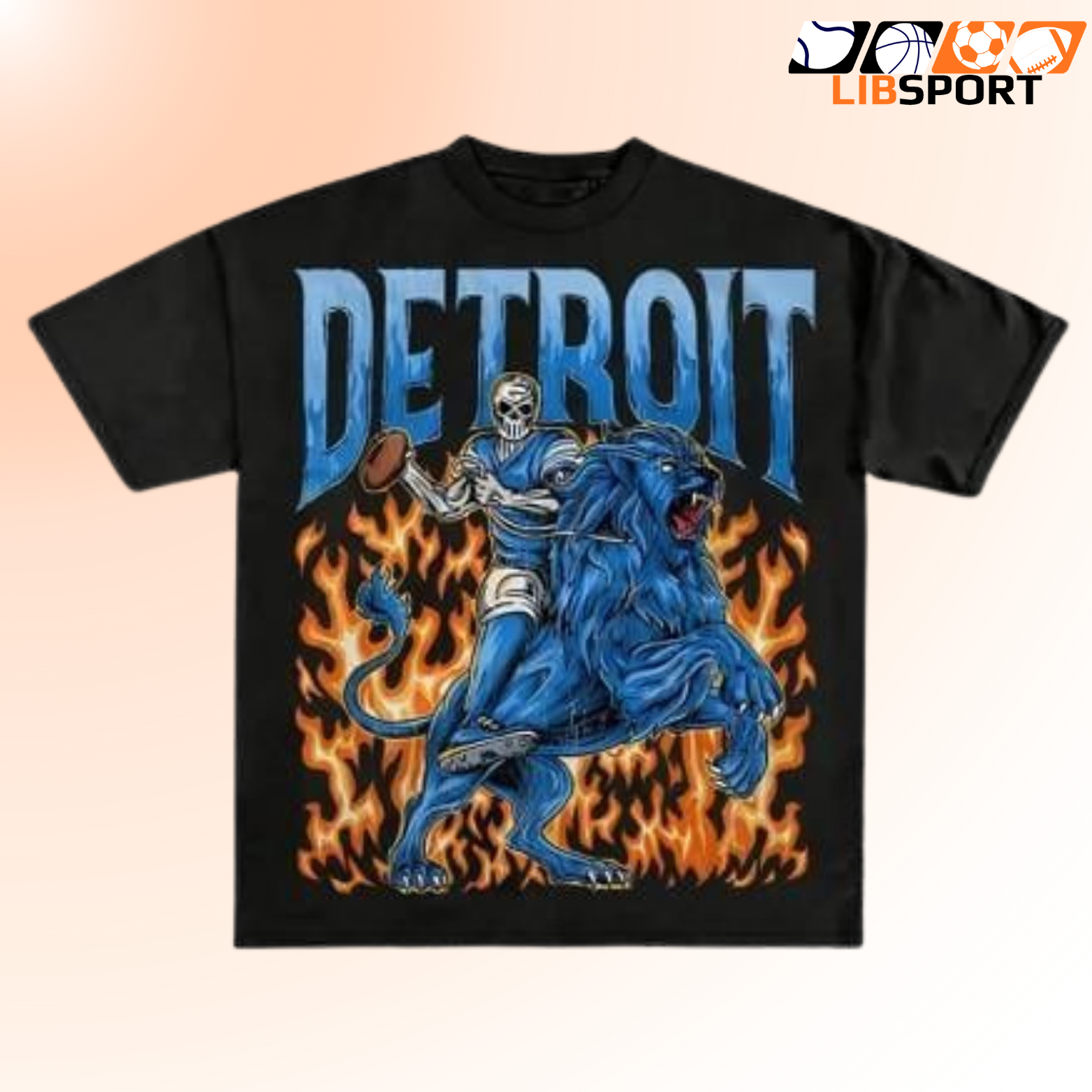 Detroit Lions Vintage T-Shirt, Game Day Fan Shirt